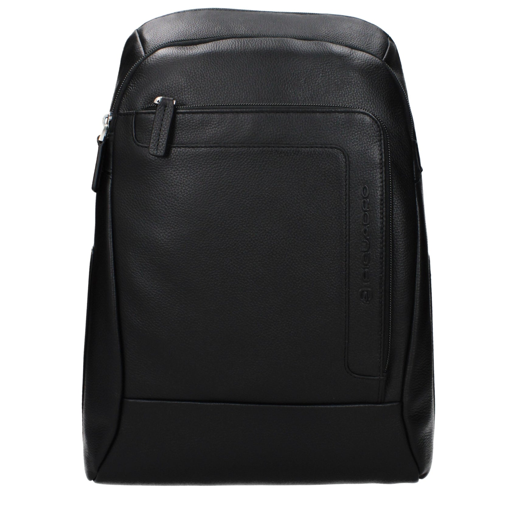 Piquadro Black Leather Backpack