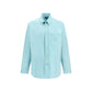 Fendi Light Blue Cotton Dress Shirt